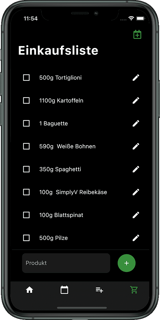 Einkaufsliste